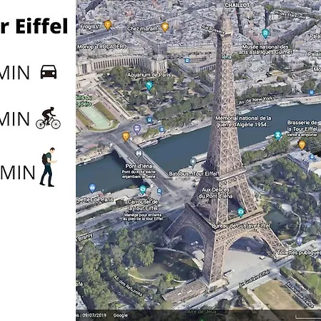 Luxury 100m2 3br -7p-tower Eiffel/trocadero * Παρίσι